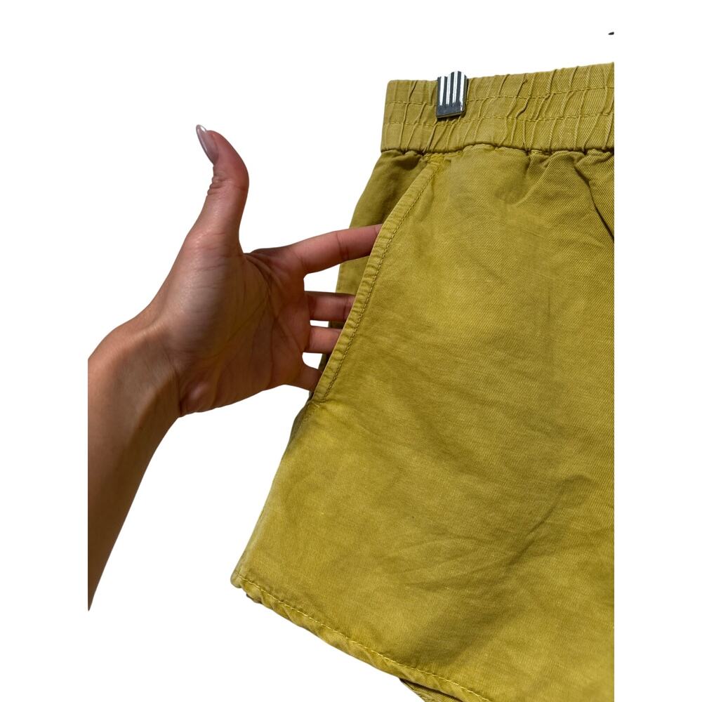 Zara Women's Olive Green High Rise Elastic Waist Shorts Size S NWT - Picture 6 of 9